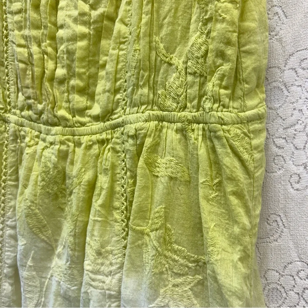Earthbound Trading Co. XL lime green and white ombré maxi dress - Picture 12 of 14